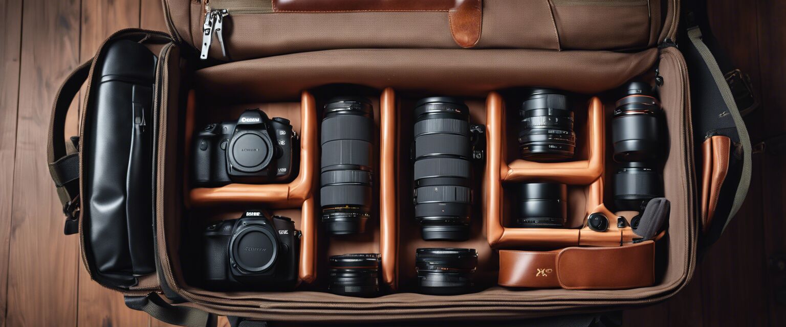 Camera bag for wildlife photographers
