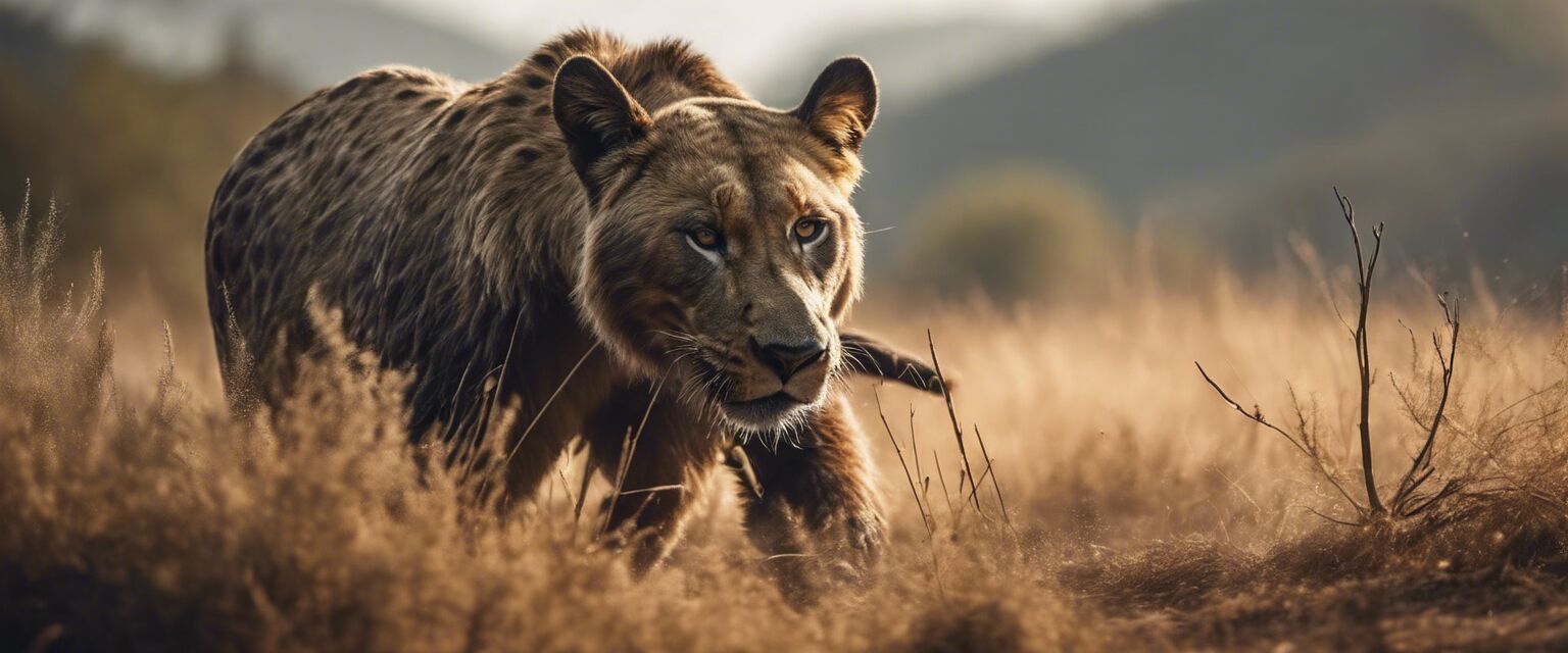 Wildlife action shot